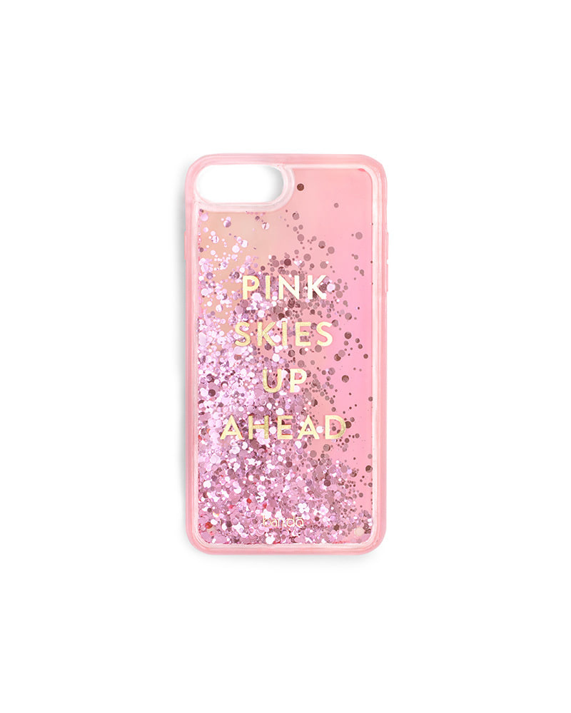 Glitter Bomb Iphone 7 + Case, Pink Skies Up Ahead