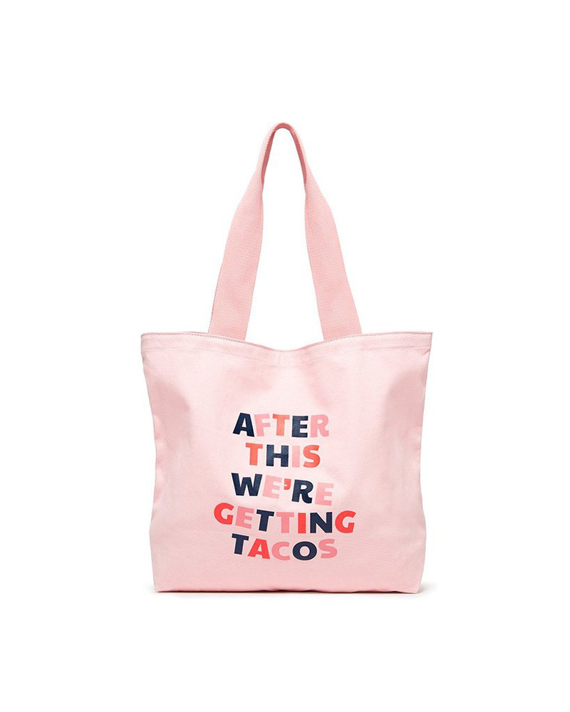 Big Canvas Tote - After This We&#039;Re Getting Tacos