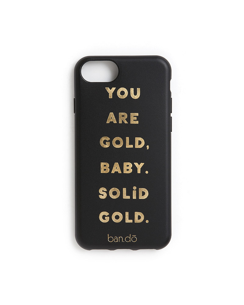 Leatherette Iphone 7 Case, You Are Gold
