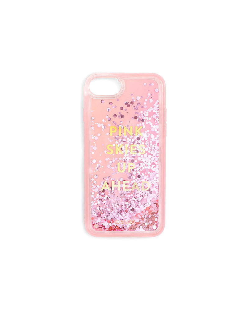 Glitter Bomb Iphone 7 Case, Pink Skies Up Ahead