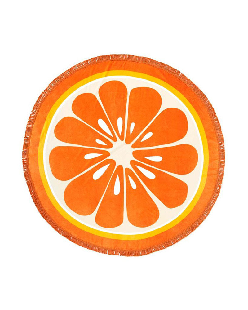 All Around Giant Circle Towel - Orange